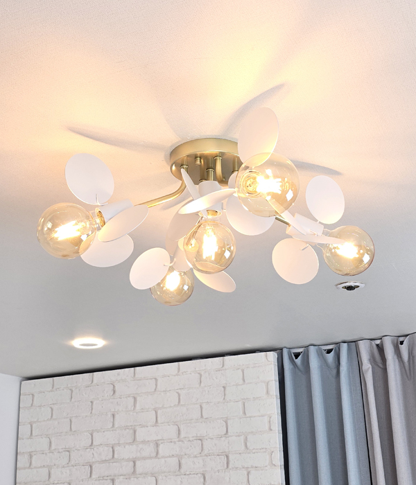 릴리스 5등 천장조명 방전등 안방조명 직부등