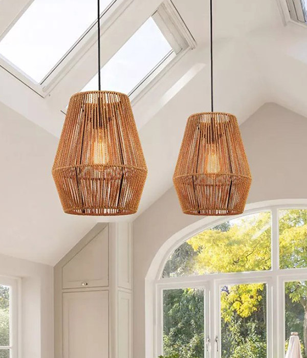 라엘 라탄 LED식탁등 카페조명