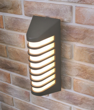 복스 외부 벽등, 외벽등, 야외조명 (LED 12W 일체형 그레이)