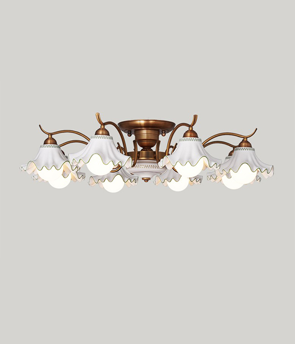 W 드니로 8등 도자기 직부등 펜던트전등 식탁등, 거실등